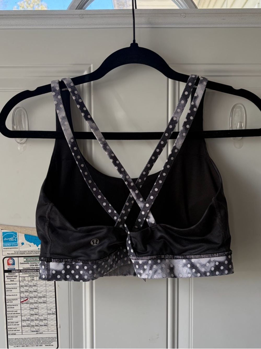 Lululemon "Free to Be" Polka Dot Sports Bra ✨